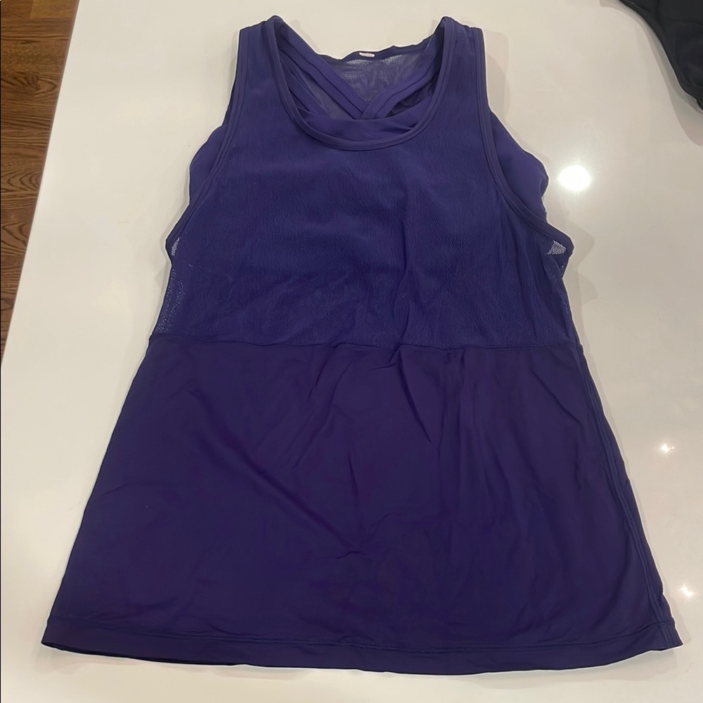 Navy Lululemon Sleeveless Tank Top Size 6